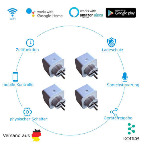 Netzwerkstecker (4er Pack)